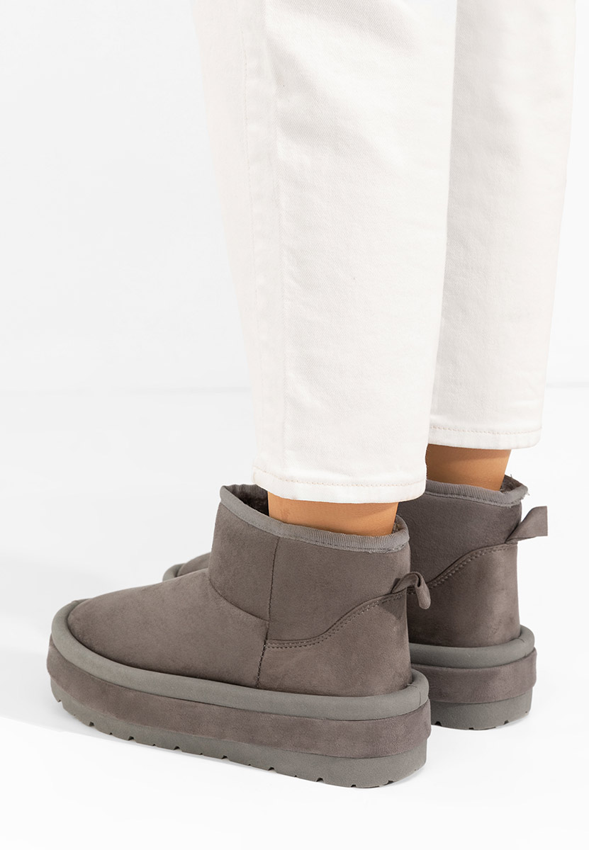 Чизми на платформа Libby сив