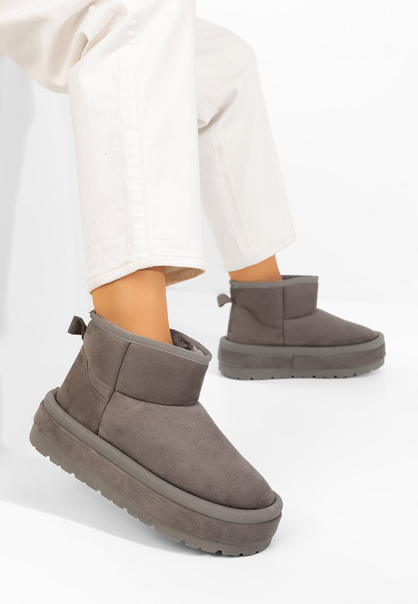 Чизми на платформа Libby сив