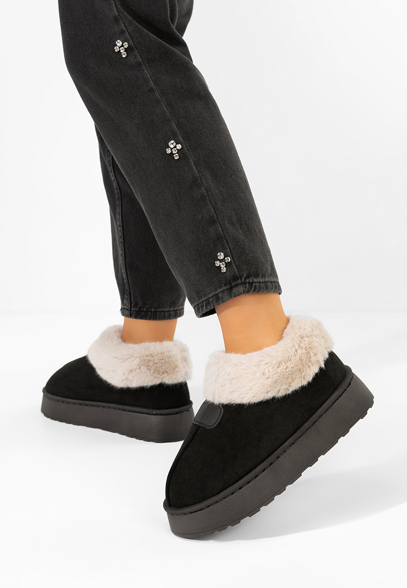 Обувки на платформа Elarva черен