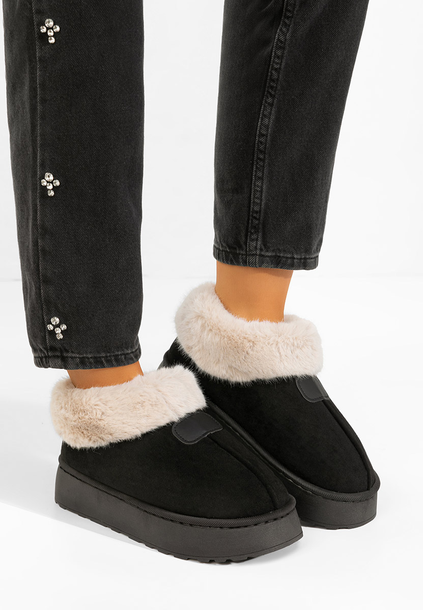 Обувки на платформа Elarva черен