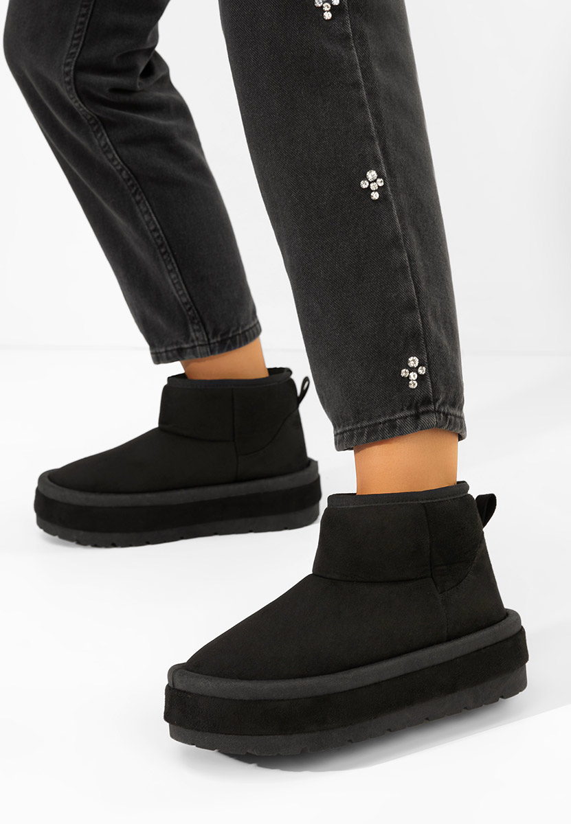 Чизми на платформа Libby черен