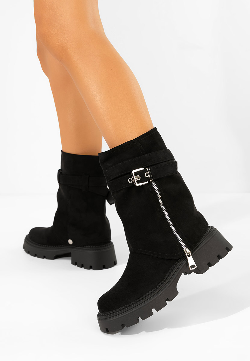 Дамски ботуши Ginesia черен