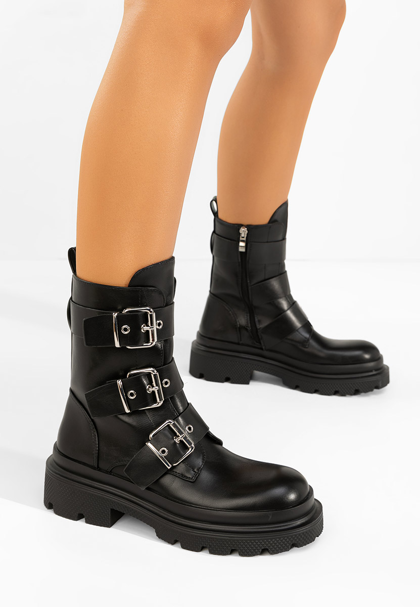 Дамски ботуши Mioala черен