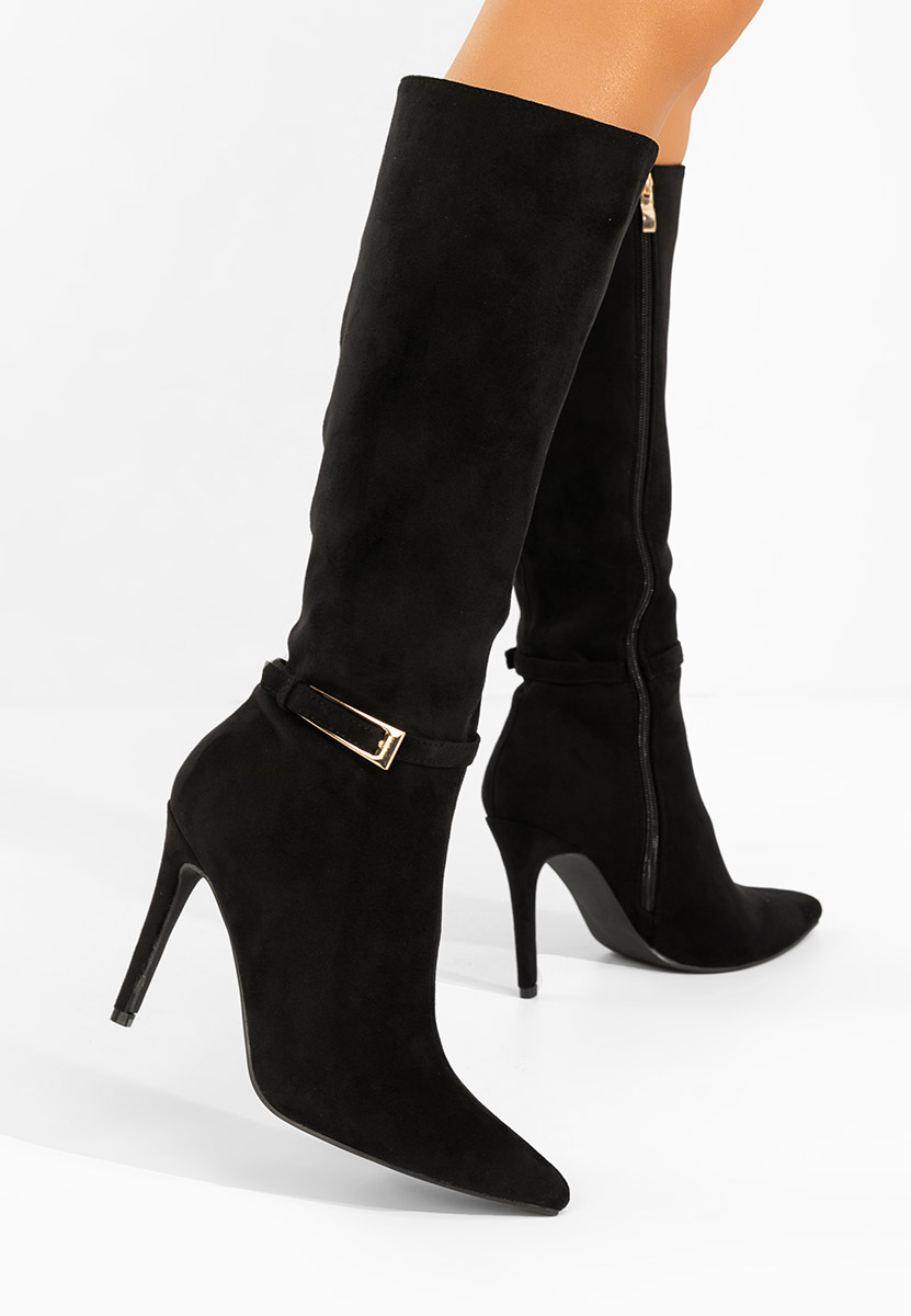 Чизми на ток Narcisia черен