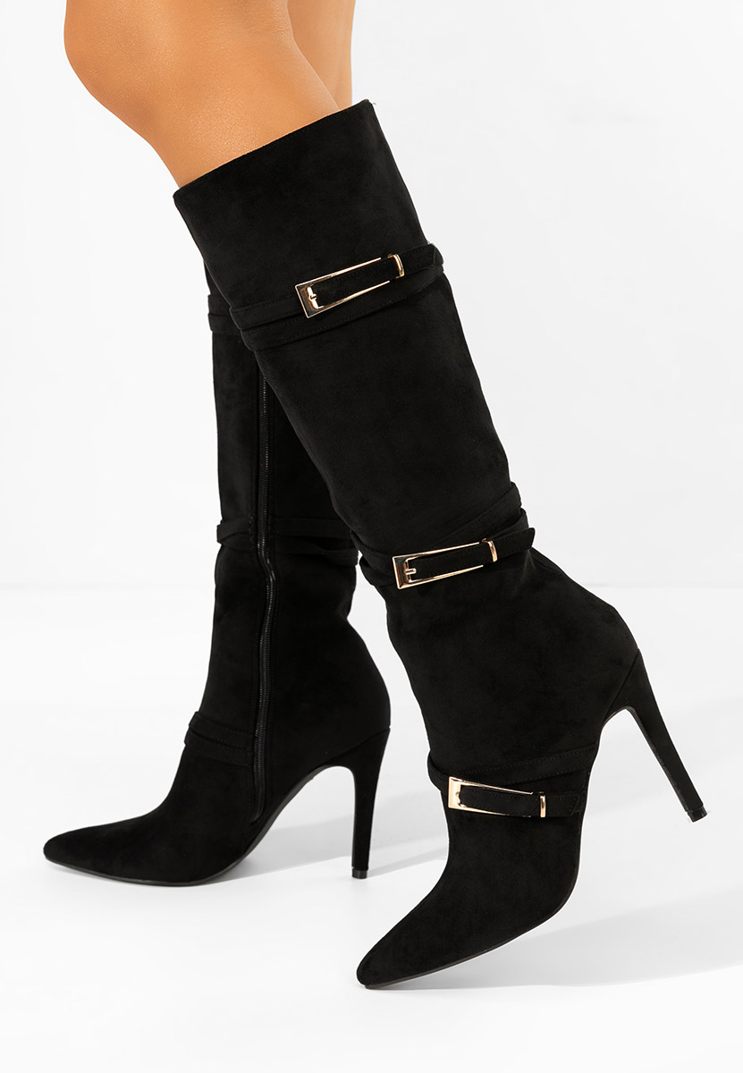 Чизми на ток Ernesia черен