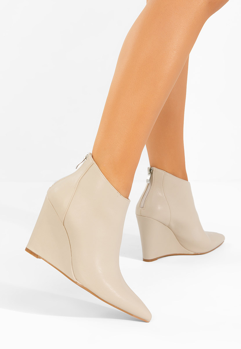 Боти с Платформа Shenna V2 бежов