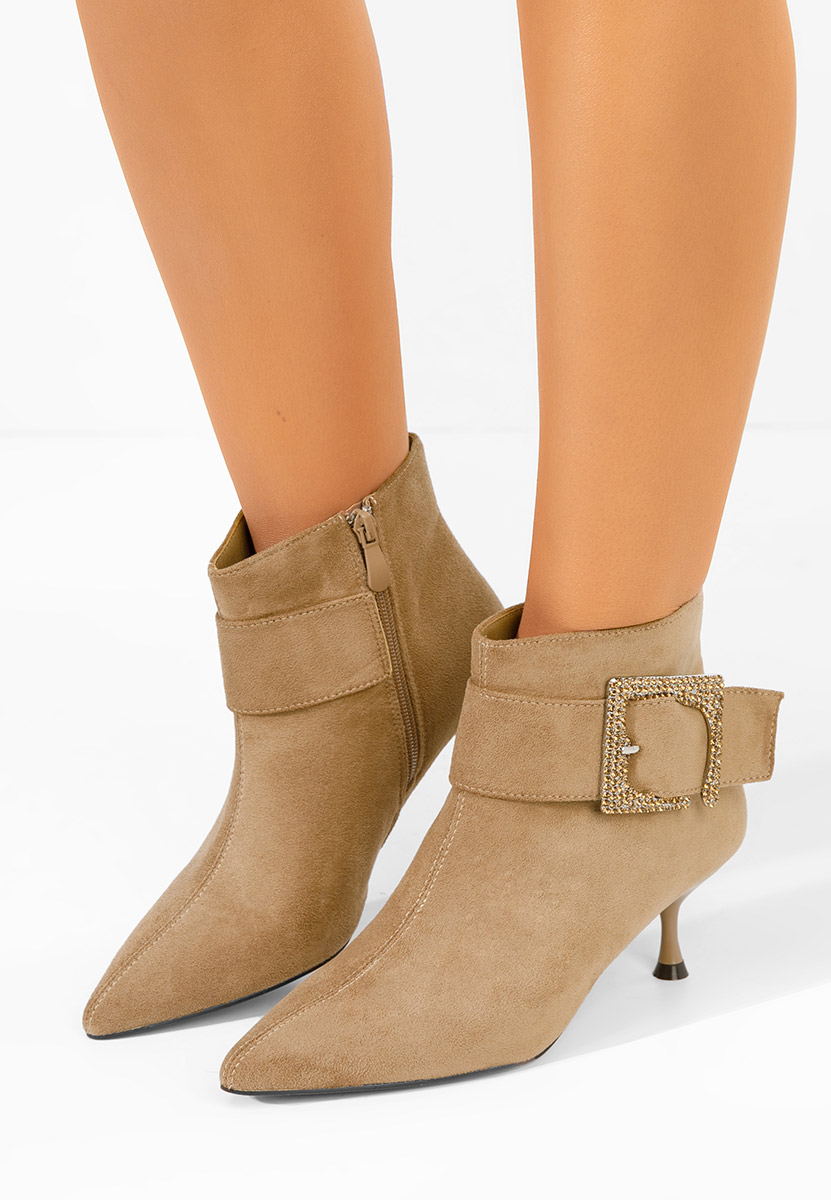 Боти на висок ток Karlene каки