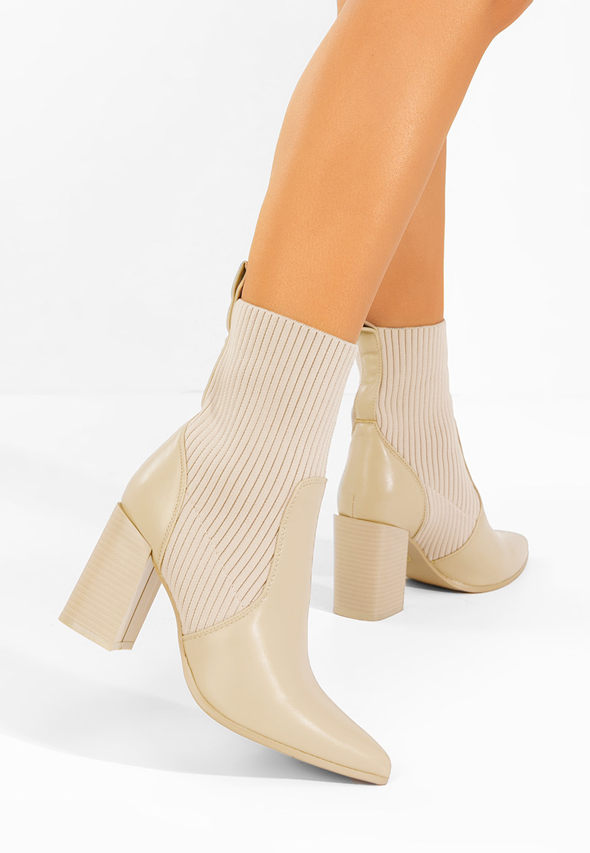 Боти на дебел ток Vinuele V2 каки