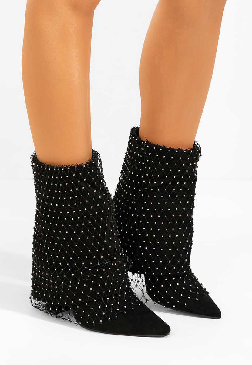 Чизми на ток Almaria черен