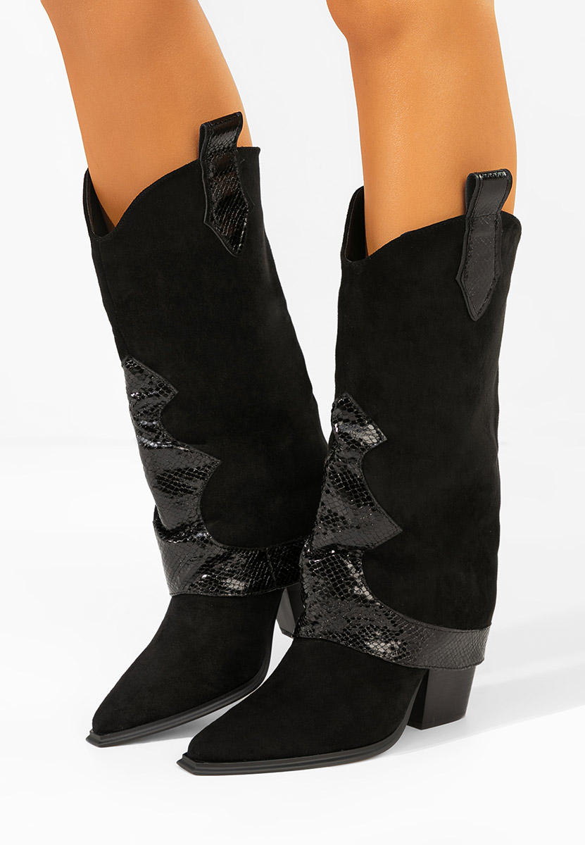 Каубойски ботуши Nistora черен