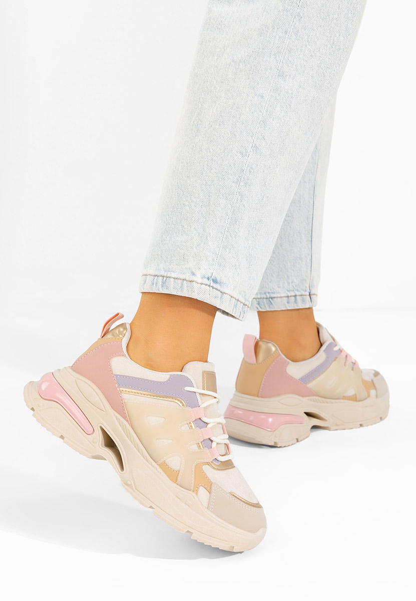 Cникърси на платформа Alverisa многоцветен