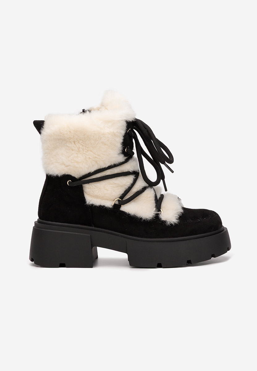 Зимни дамски Ботинки Aslyn черен