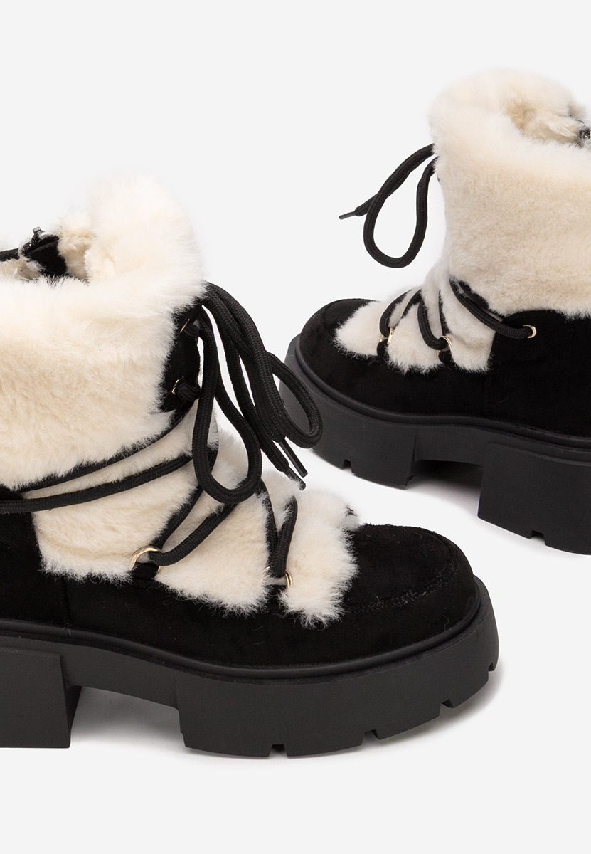 Зимни дамски Ботинки Aslyn черен