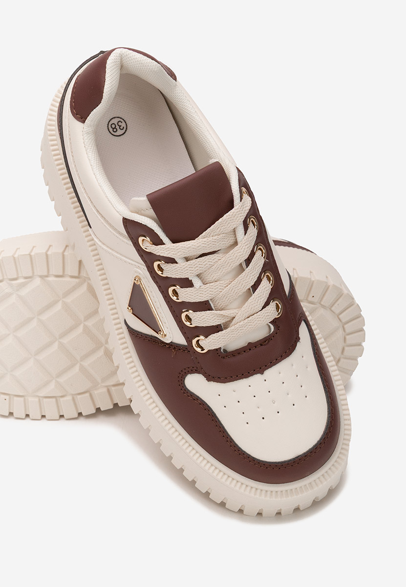 Cникърси на платформа Madaline Винено червено