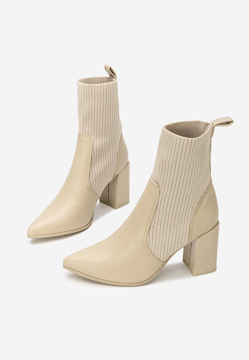 Боти на дебел ток Vinuele V2 каки