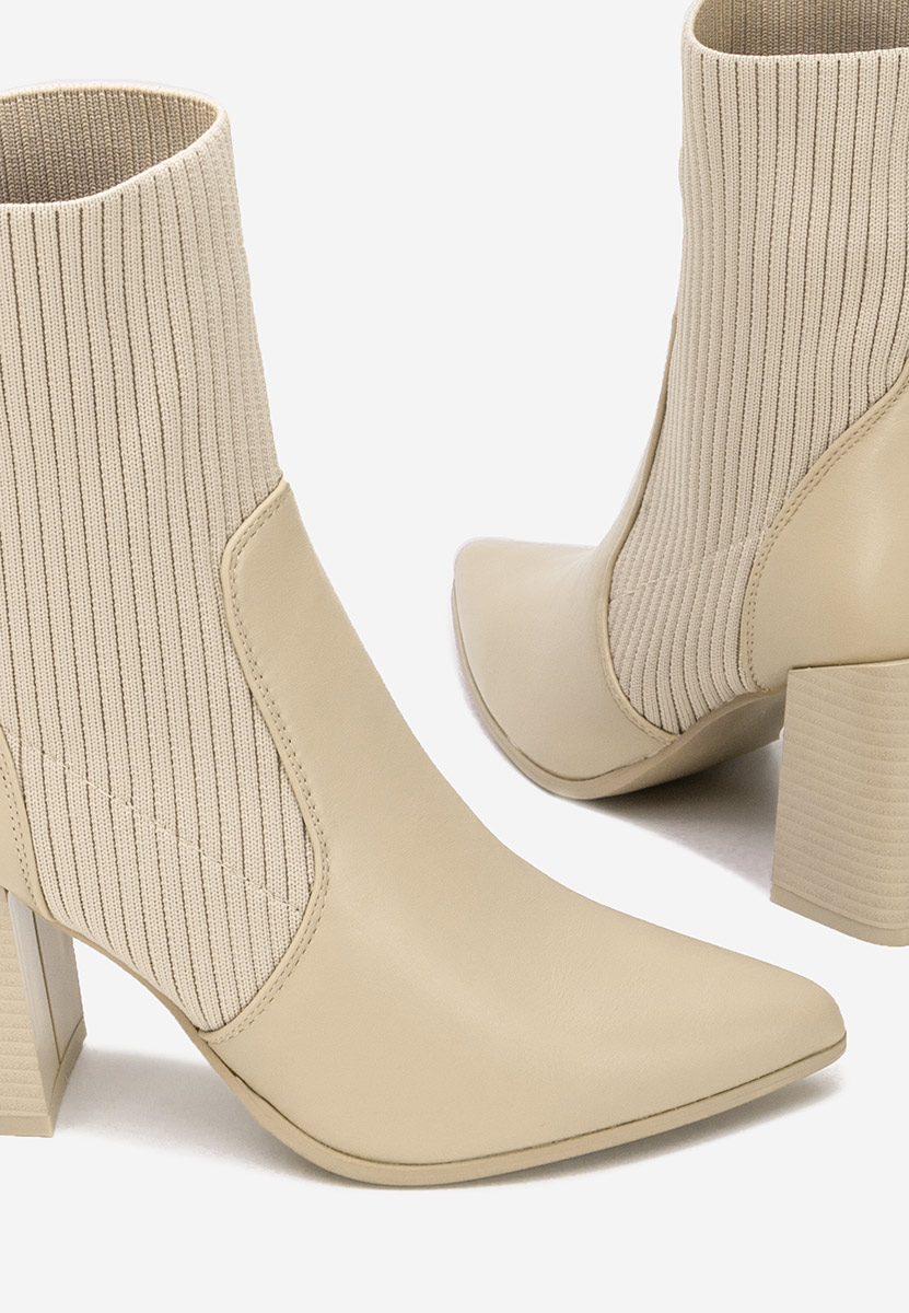 Боти на дебел ток Vinuele V2 каки