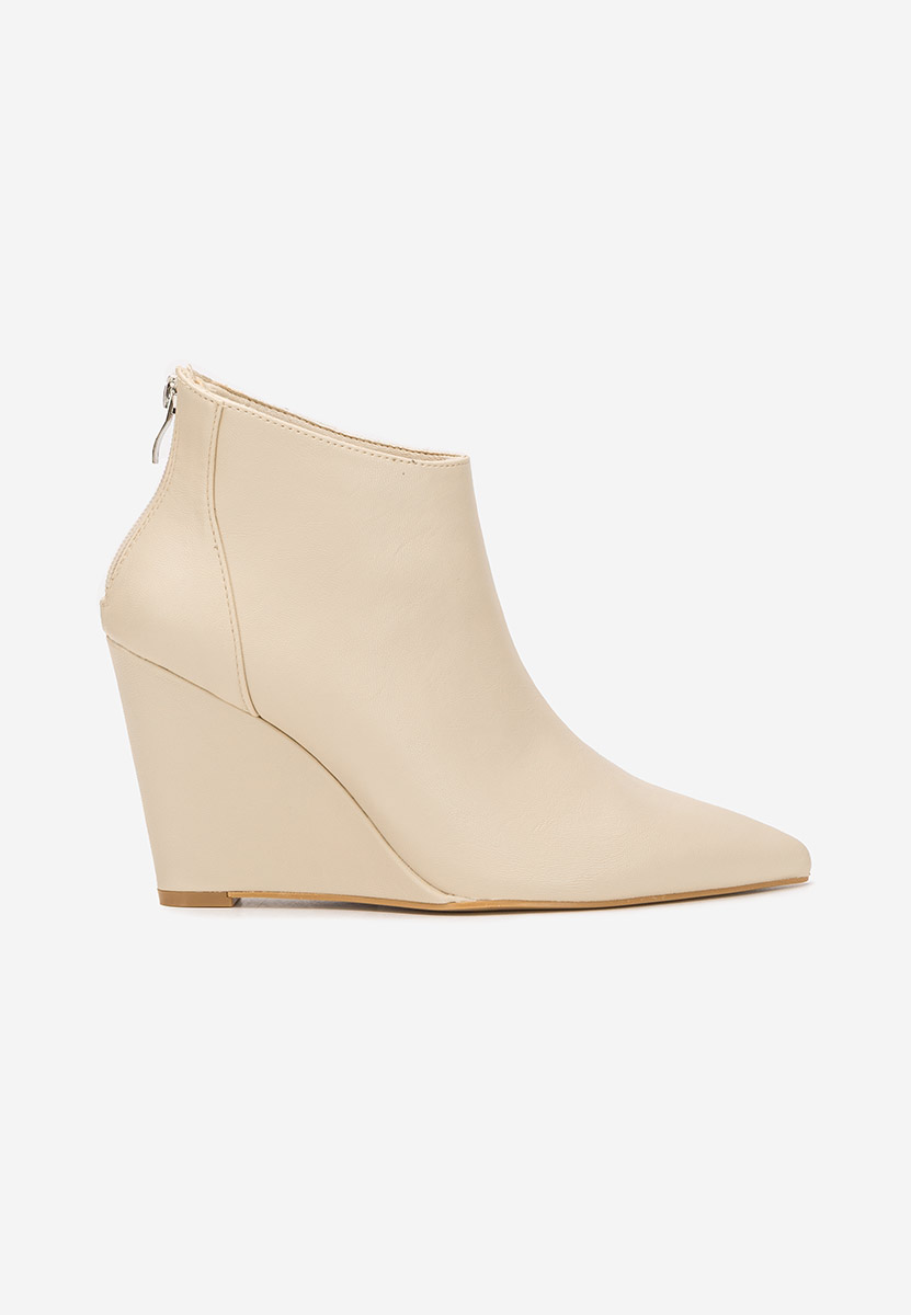 Боти с Платформа Shenna V2 бежов