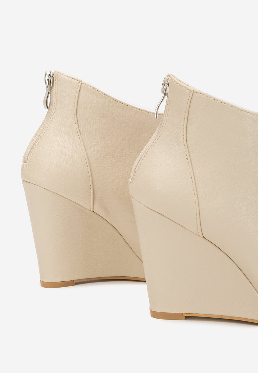 Боти с Платформа Shenna V2 бежов