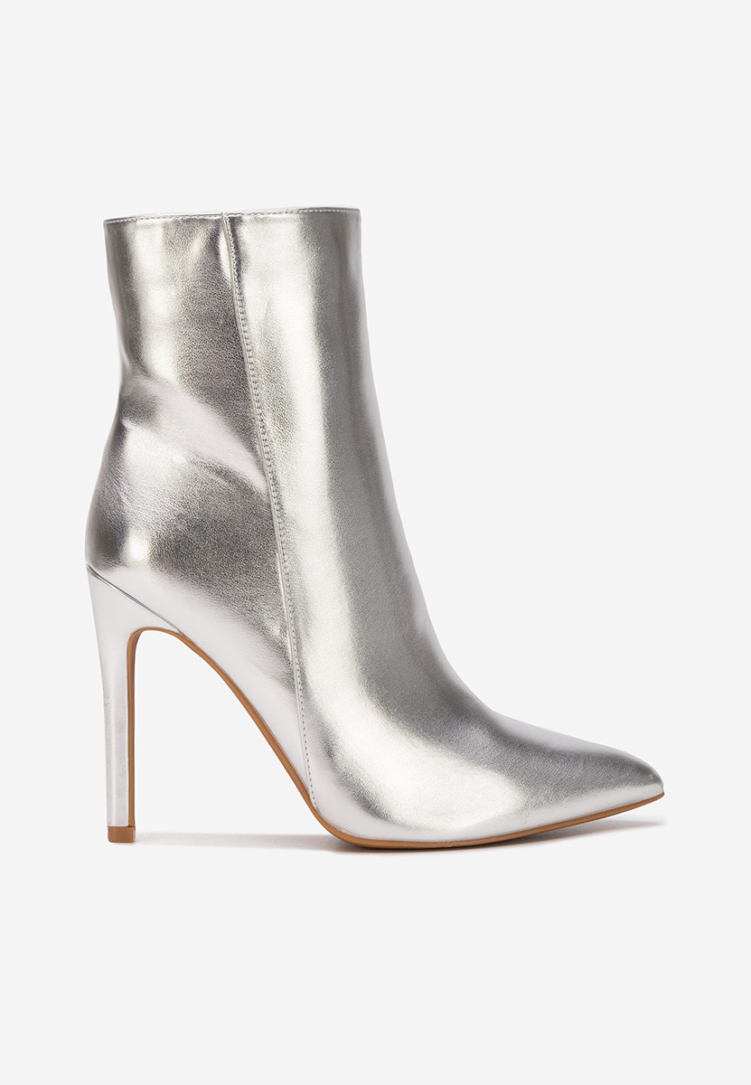 Боти на висок ток Cendria сив