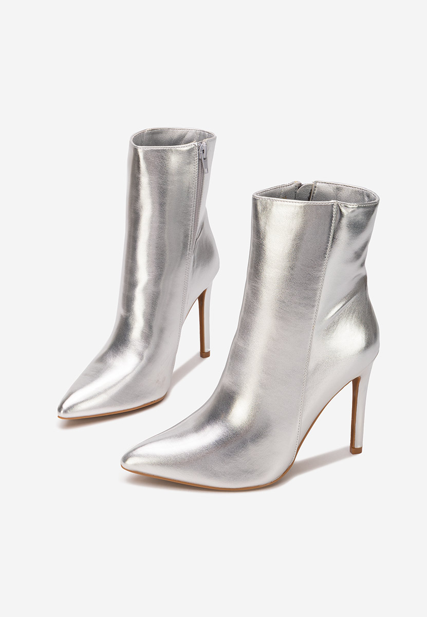 Боти на висок ток Cendria сив