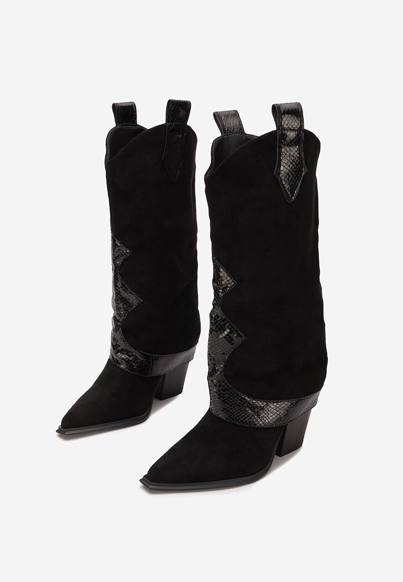 Каубойски ботуши Nistora черен