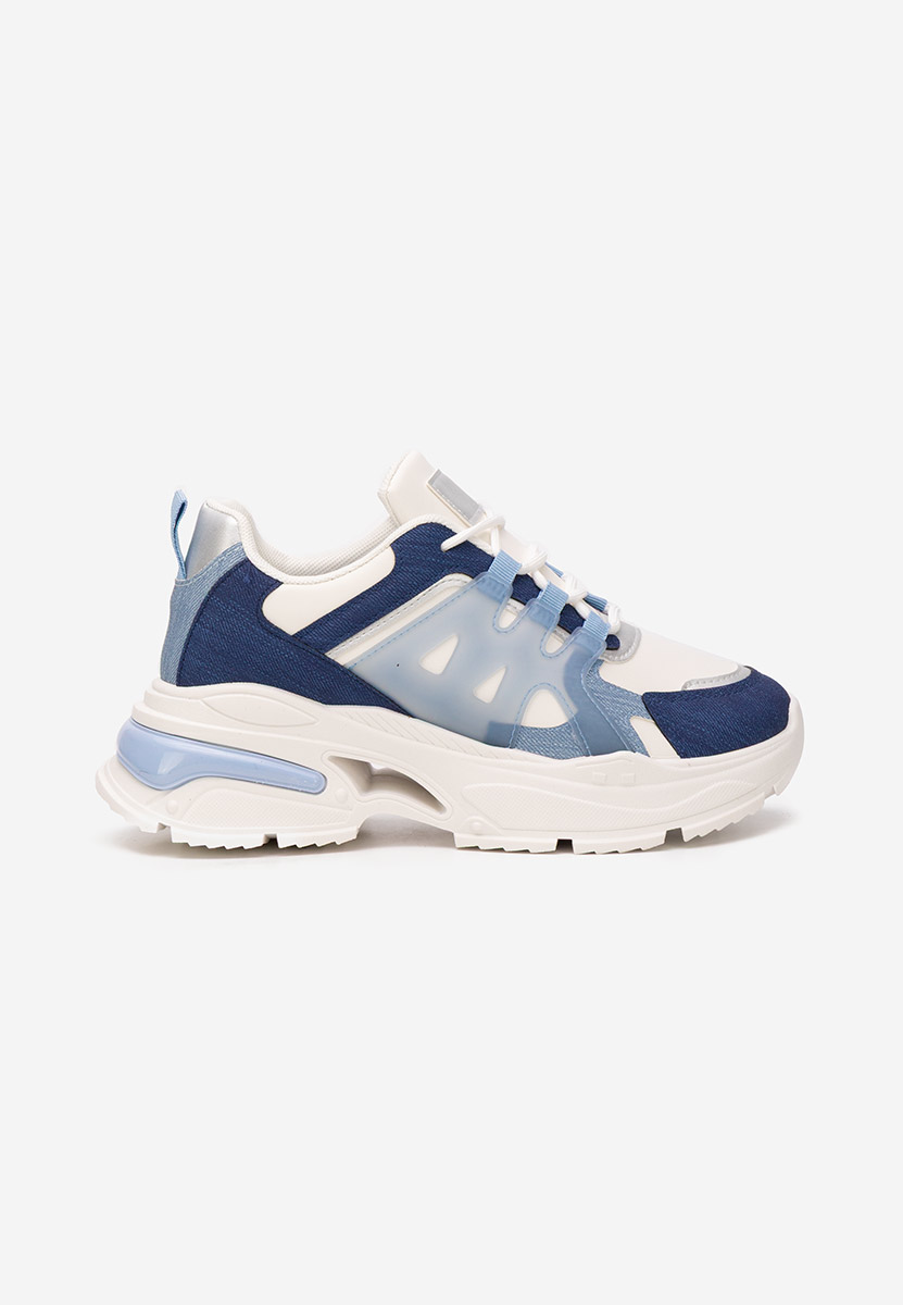 Cникърси на платформа Alverisa син