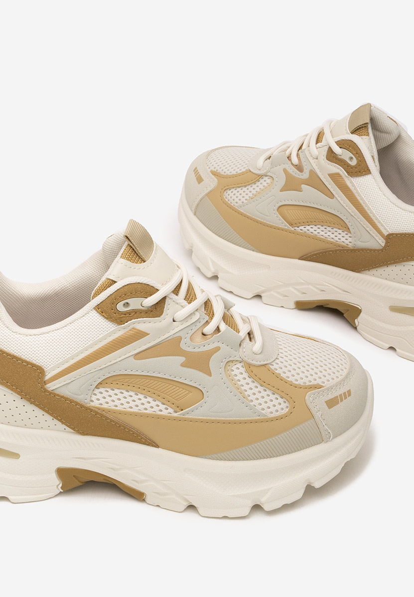 Cникърси на платформа Zoriva каки