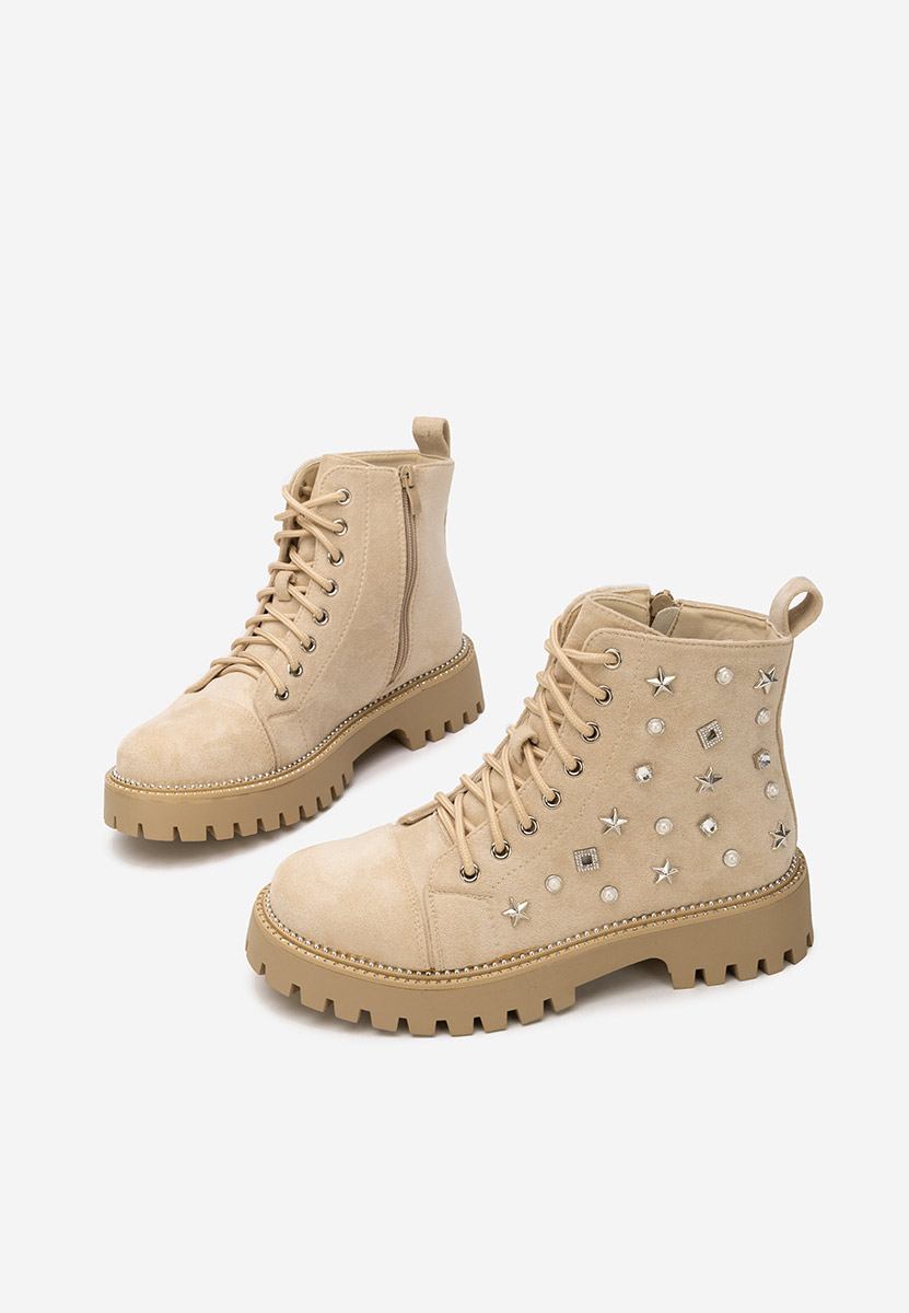 Дамски Ботинки Stelyana бежов