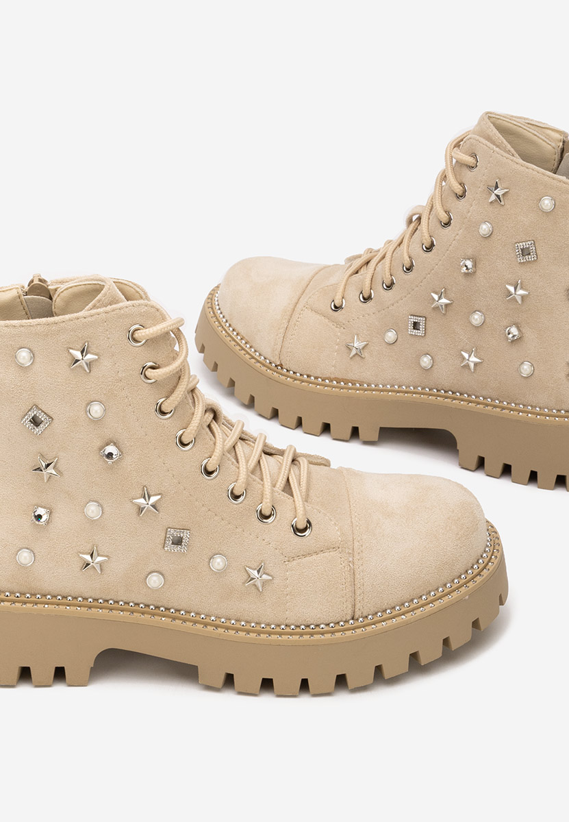 Дамски Ботинки Stelyana бежов