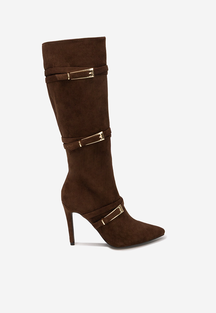 Чизми на ток Ernesia кафяв