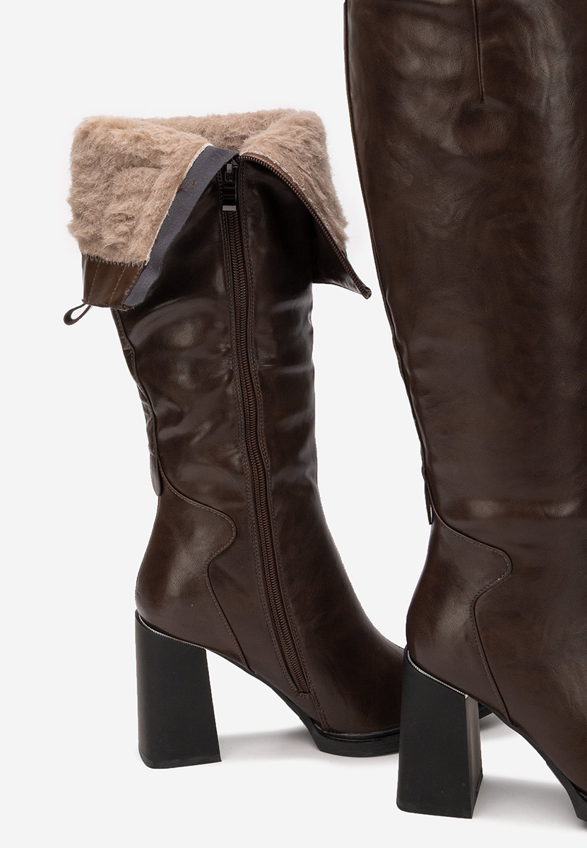 Чизми на ток Ricardia кафяв