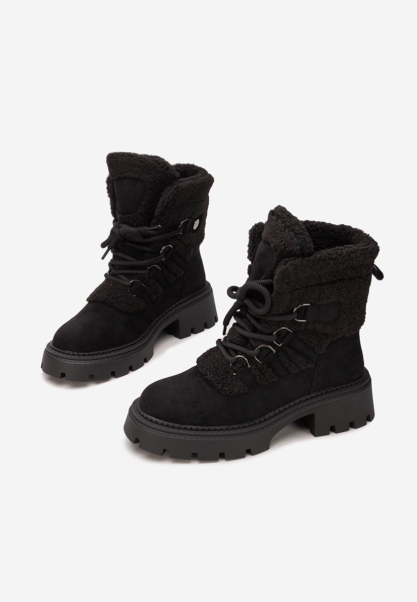 Зимни дамски Ботинки Kalindra черен