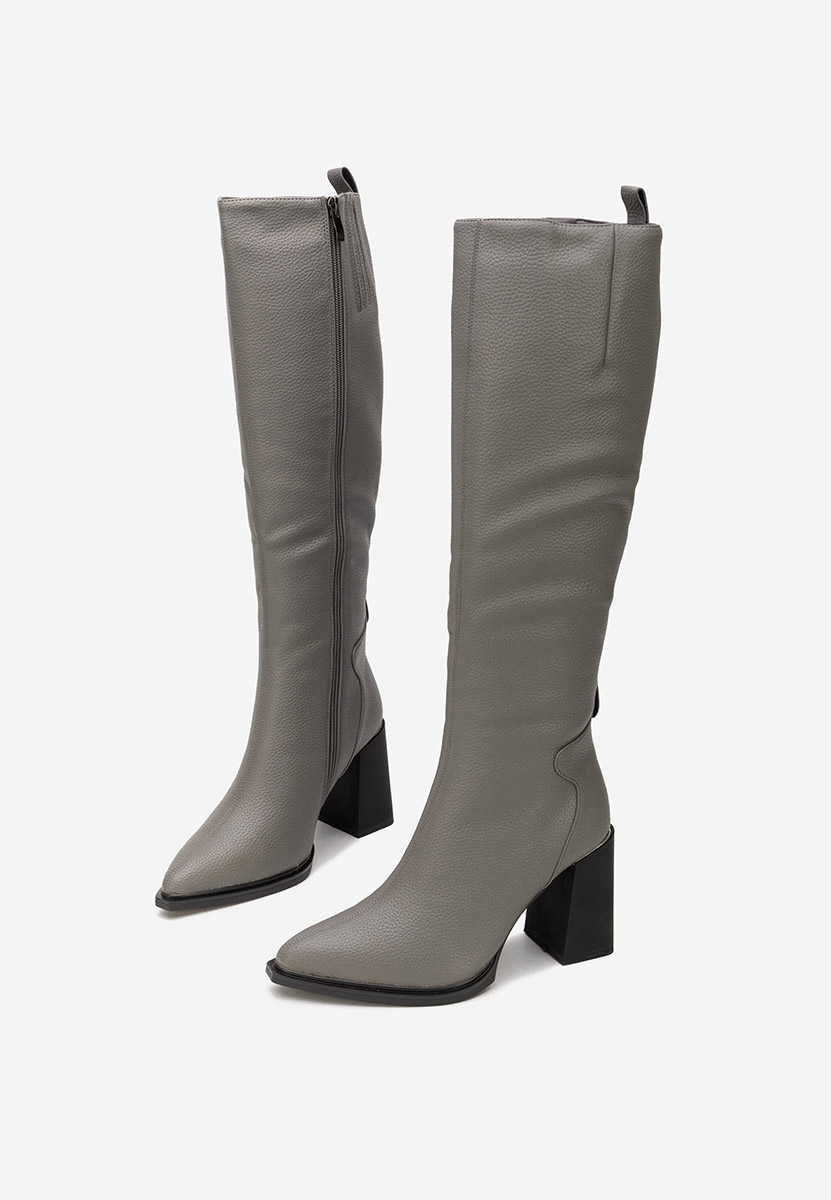 Чизми на ток Ricardia сив