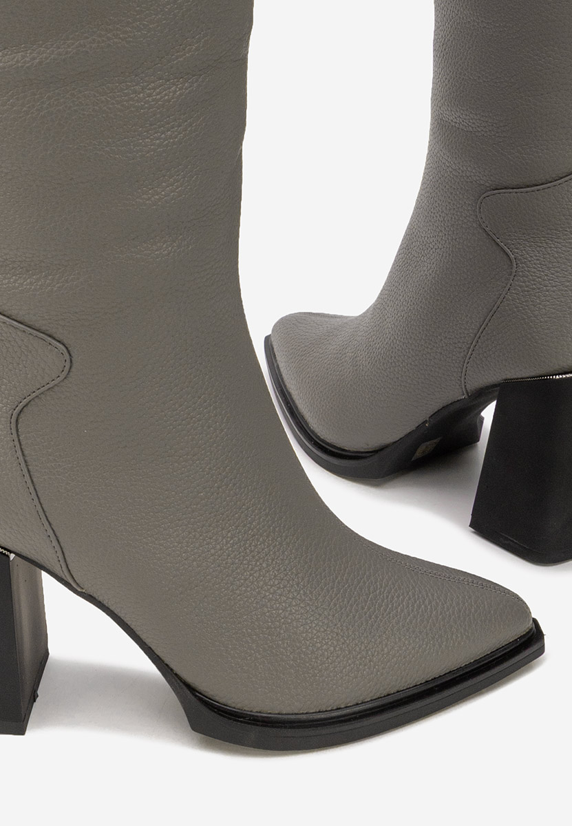 Чизми на ток Ricardia сив