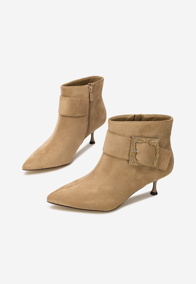 Боти на висок ток Karlene каки