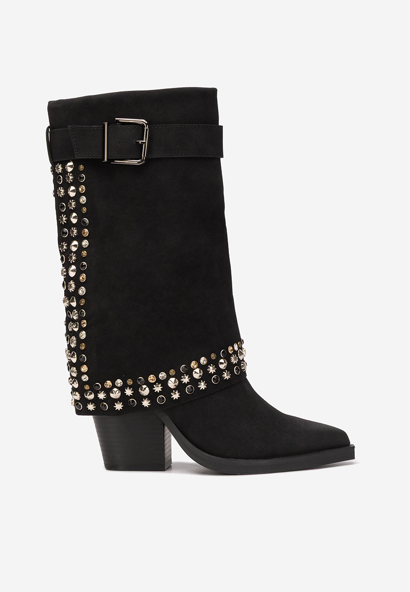 Чизми на ток Melvora черен