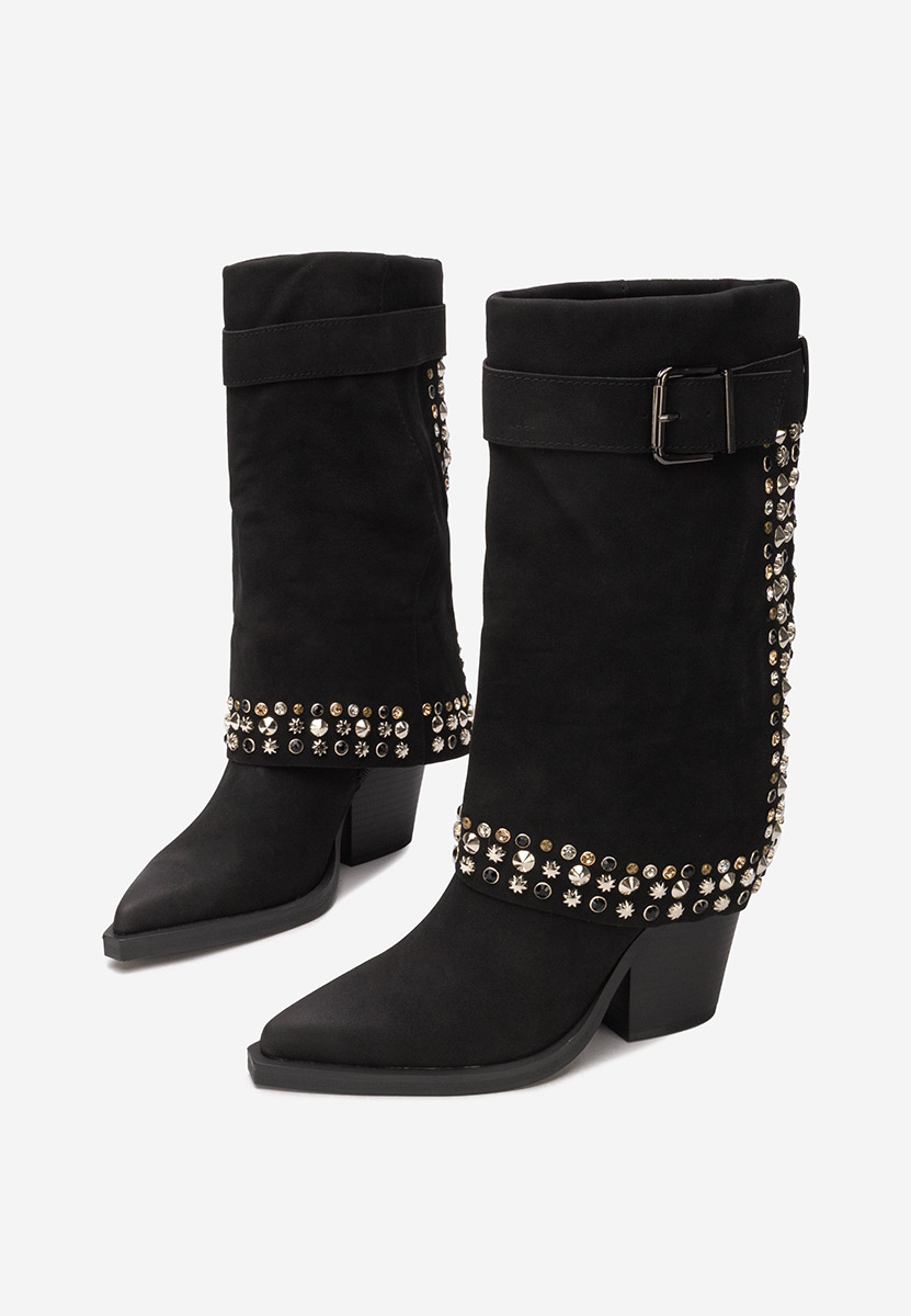 Чизми на ток Melvora черен