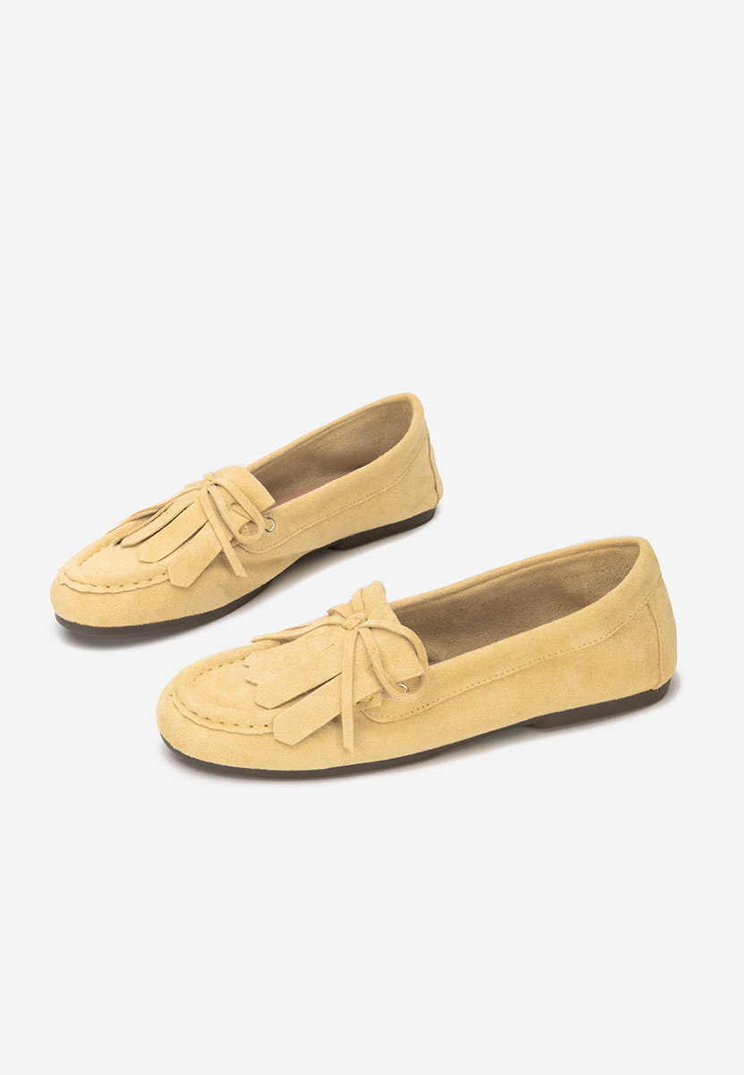 Дамски мокасини Calistia жълт