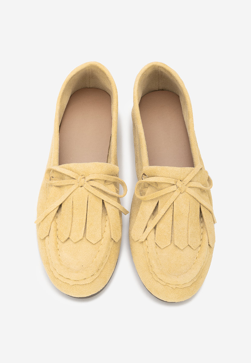 Дамски мокасини Calistia жълт