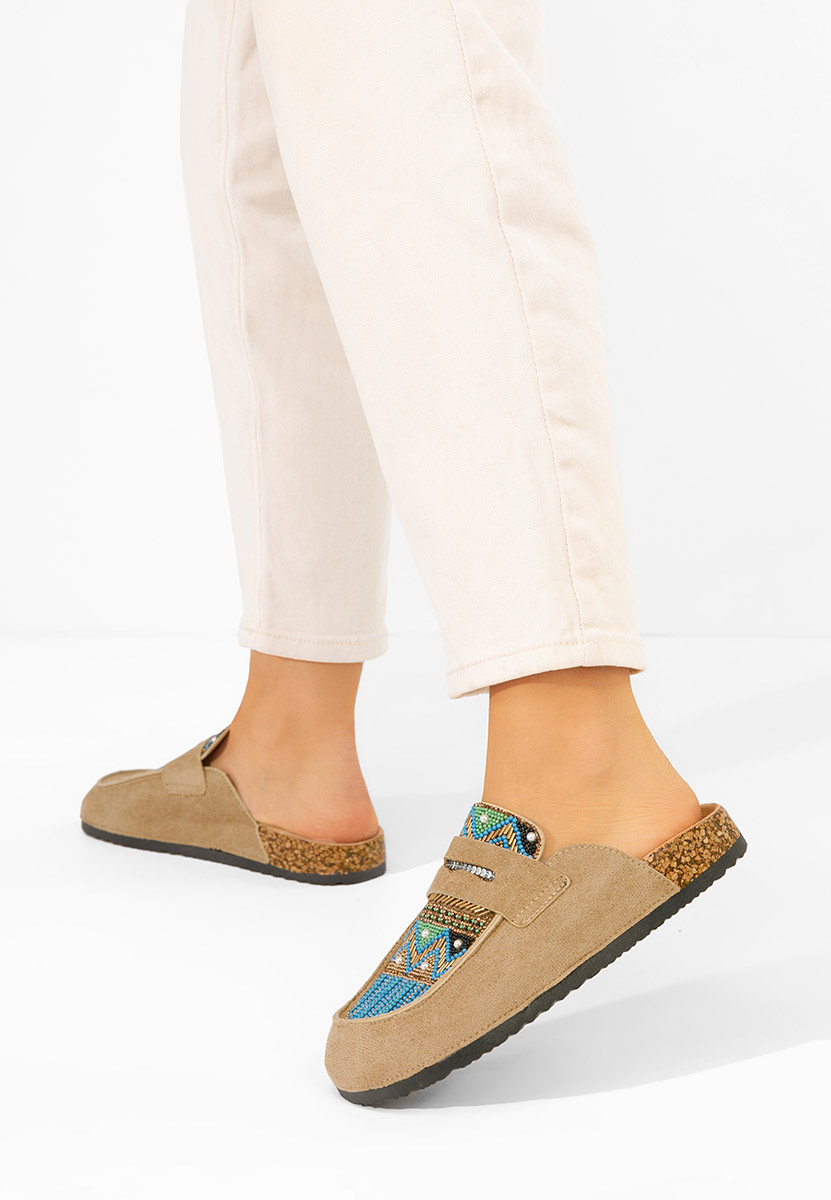 Дамско сабо Jovana каки