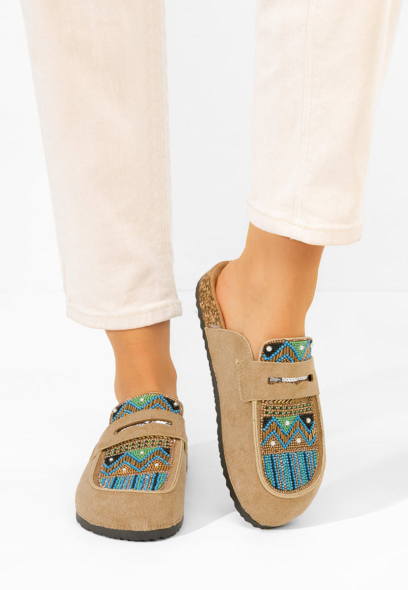 Дамско сабо Jovana каки