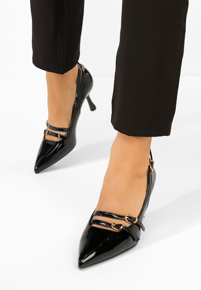 Обувки стилето Morenia черни