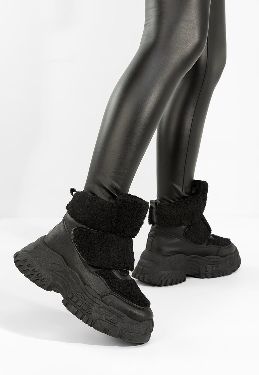 Дамски Зимни маратонки Comino черни