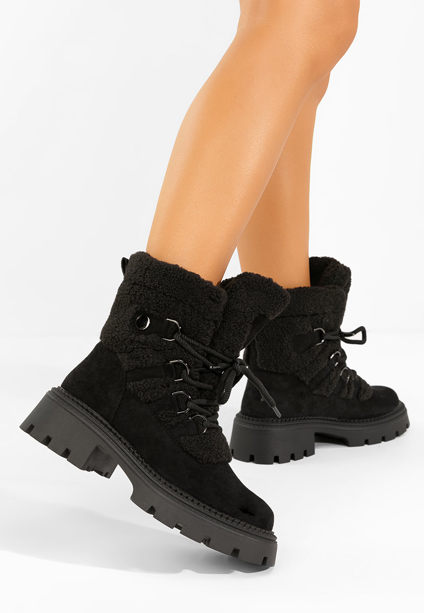 Зимни дамски Ботинки Kalindra черен