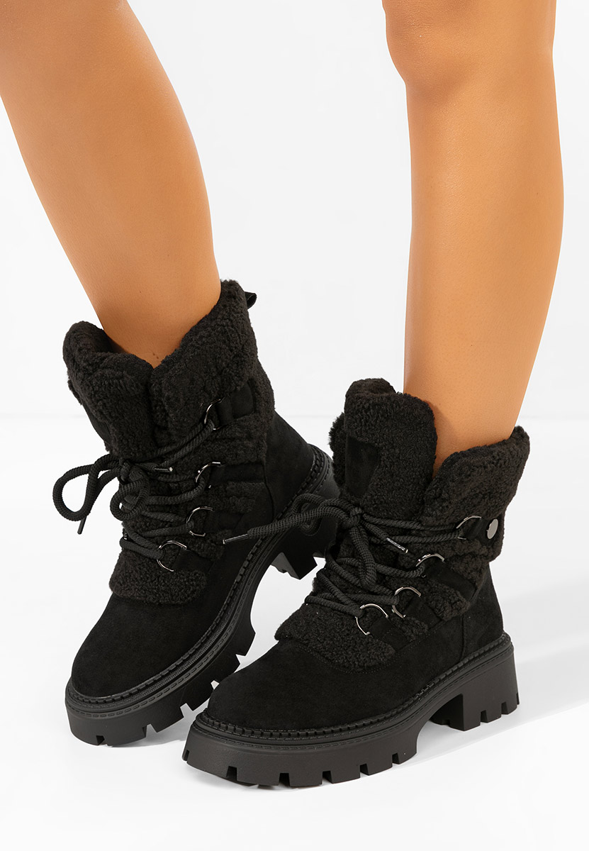 Зимни дамски Ботинки Kalindra черен