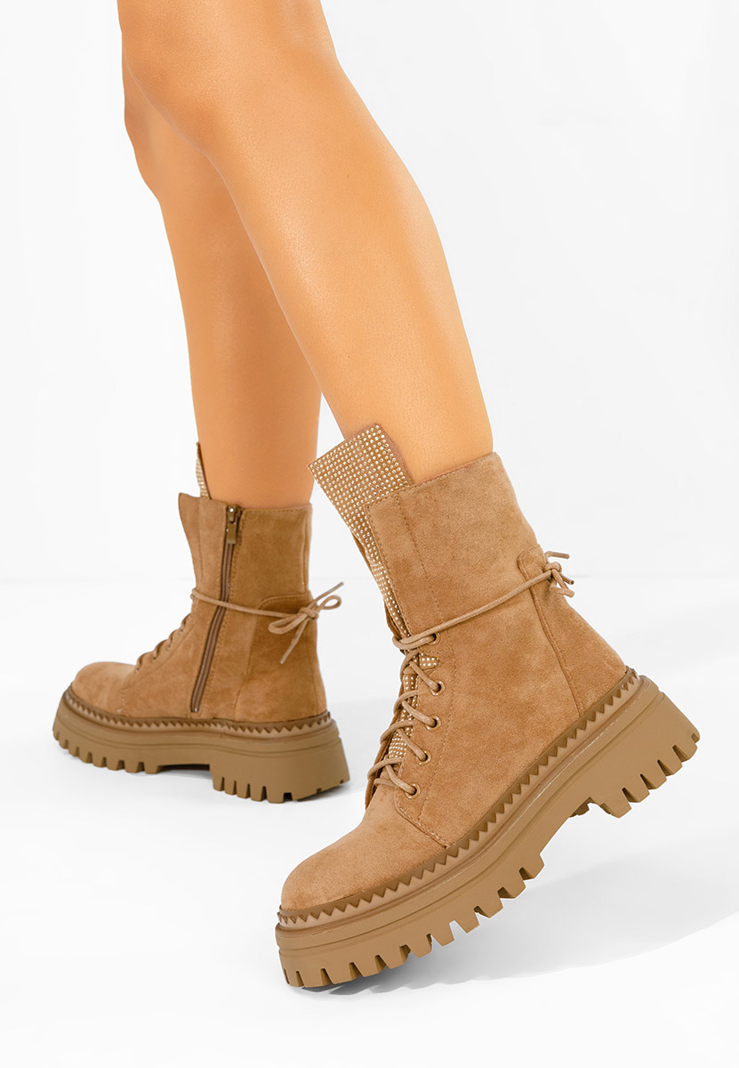 Дамски Ботинки Siennara камел