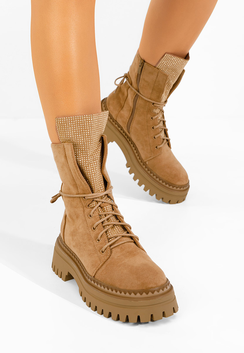 Дамски Ботинки Siennara камел