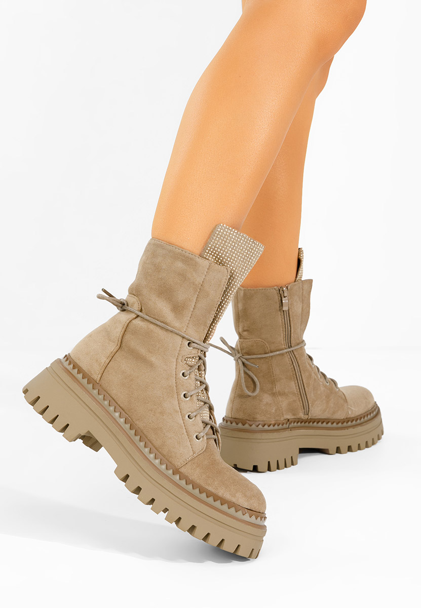 Дамски Ботинки Siennara каки