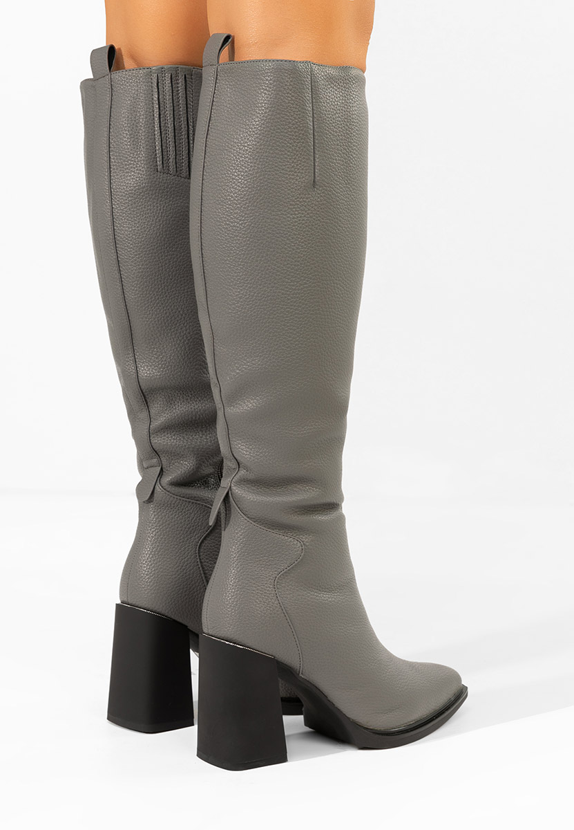 Чизми на ток Ricardia сив