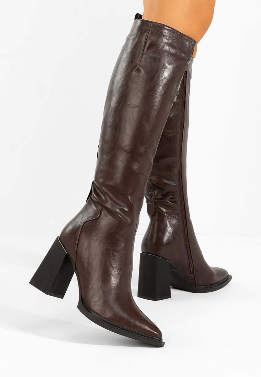 Чизми на ток Ricardia кафяв